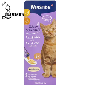 بستنی ژله ای وینستون با طعم مرغ و اردک بسته 8 عددی