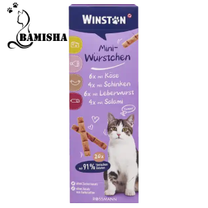 تشویقی گربه وینستون مدل سوسیسی پک 8 عددی