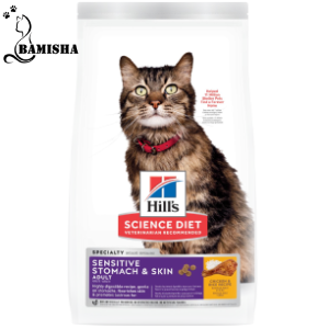 غذای خشک گربه هیلز مخصوص حساسیت گوارش و پوست 1/5کیلوگرم