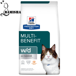 غذای خشک درمانی گربه هیلز مولتی بنفیت با طعم مرغ وزن 1.5 کیلوگرم