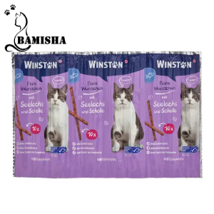 تشویقی مدادی وینستون با طعم ماهی سالمون و پولاک