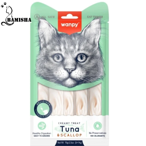 بستنی گربه ونپی با طعم ماهی تن و گوش ماهی