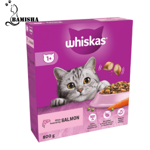 غذای خشک گربه ویسکاس با طعم ماهی سالمون 800گرم