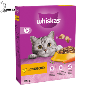 غذای خشک گربه ویسکاس با طعم مرغ وزن 300گرم