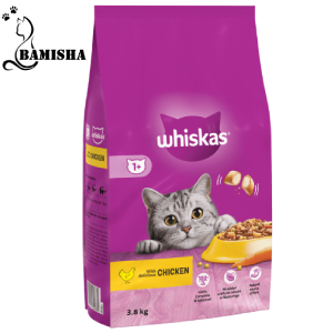 غذای خشک گربه ویسکاس با طعم مرغ وزن 3800کیلوگرم