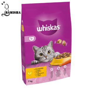 غذای خشک گربه ویسکاس با طعم مرغ وزن 7کیلوگرم