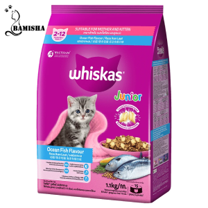 غذای خشک بچه گربه ویسکاس با طعم ماهی اقیانوسی وزن1.100کیلوگرم