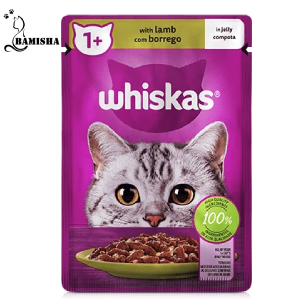 پوچ گربه ویسکاس با طعم بره در ژله 85 گرم